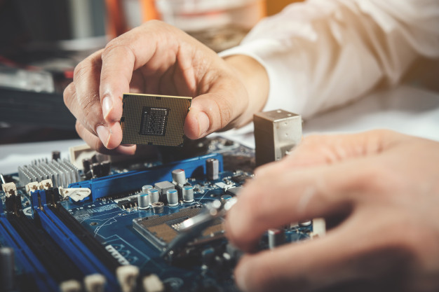 Technician Repairing Computer Computer Hardware Repairing Upgrade Technology 1150 8861